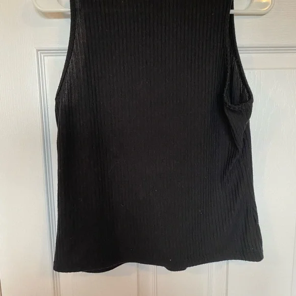 SHEIN Black Ribbed Tank Top - Picture 6 of 9